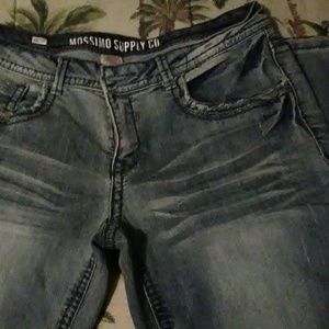 Women's junior bootcut low-rise jeans size 15